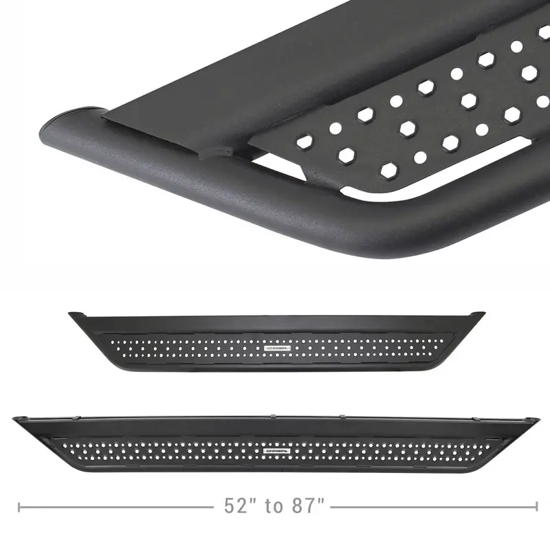 Go Rhino D64157t - Dominator Xtreme D6 Side Steps With Rocker Panel Mounting Bracket Kit - Textured Black 2