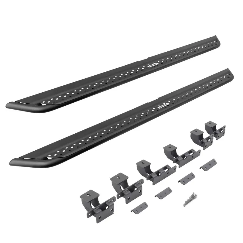Go Rhino Dss4416t - Dominator Xtreme Dss Sidesteps With Mounting Bracket Kit - Textured Black 1