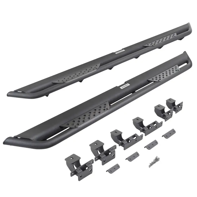 Go Rhino Dt4506t - Dominator Xtreme Dt Side Steps With Mounting Bracket Kit - Textured Black 1