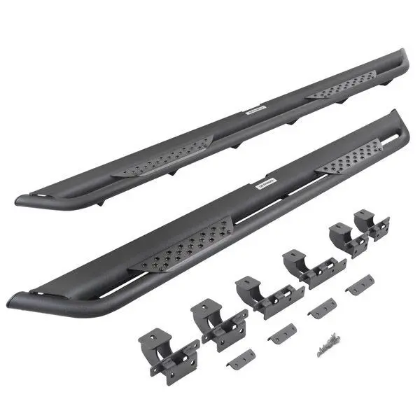 Go Rhino Dt4516t - Dominator Xtreme Dt Side Steps With Mounting Bracket Kit - Textured Black 1