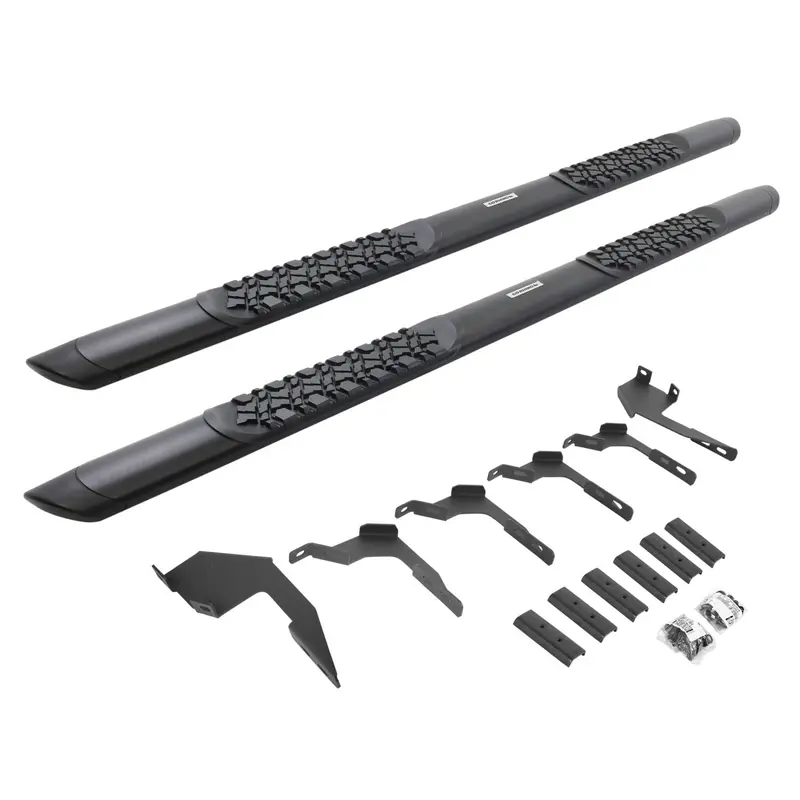 Go Rhino V3306880t - V3 Series Aluminum Side Steps With Mounting Brackets - Textured Black 1