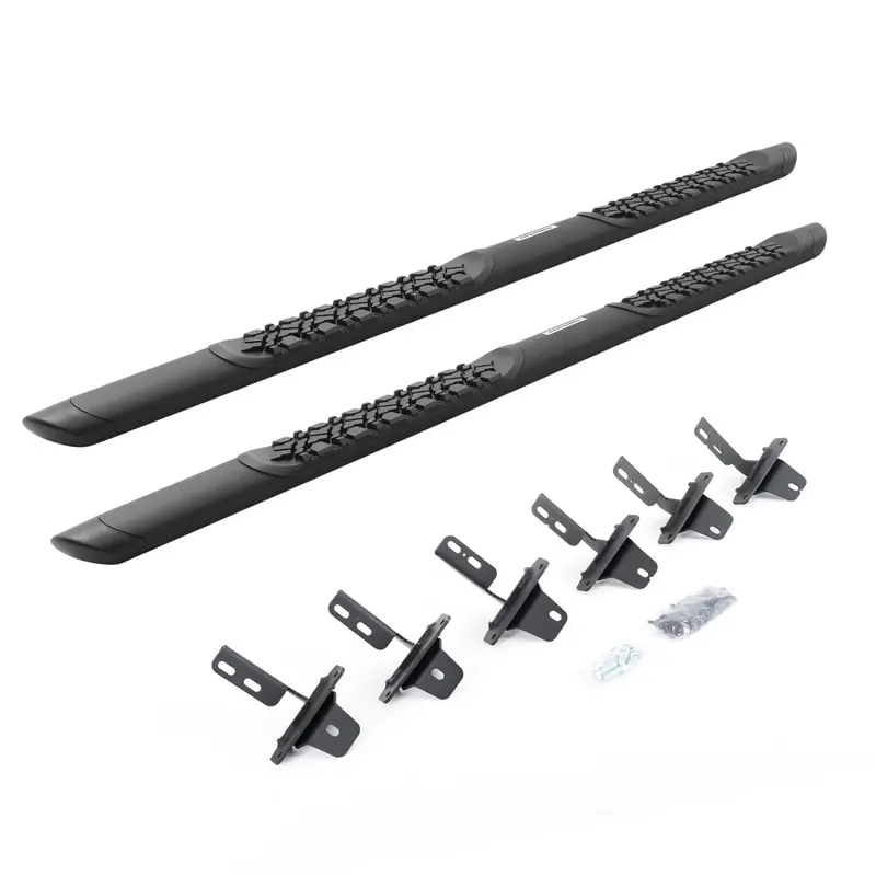 Go Rhino V3412974t - V3 Series Aluminum Side Steps With Mounting Brackets - Textured Black 1