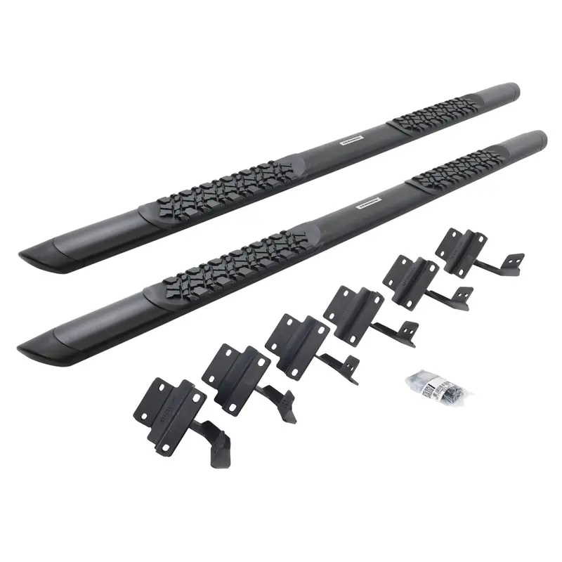 Go Rhino V3415587t - V3 Series Aluminum Side Steps With Mounting Brackets - Textured Black 1