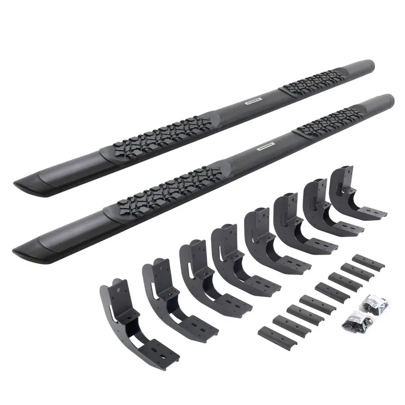 Go Rhino V3415880t - V3 Series Aluminum Side Steps With Mounting Brackets - Textured Black 1