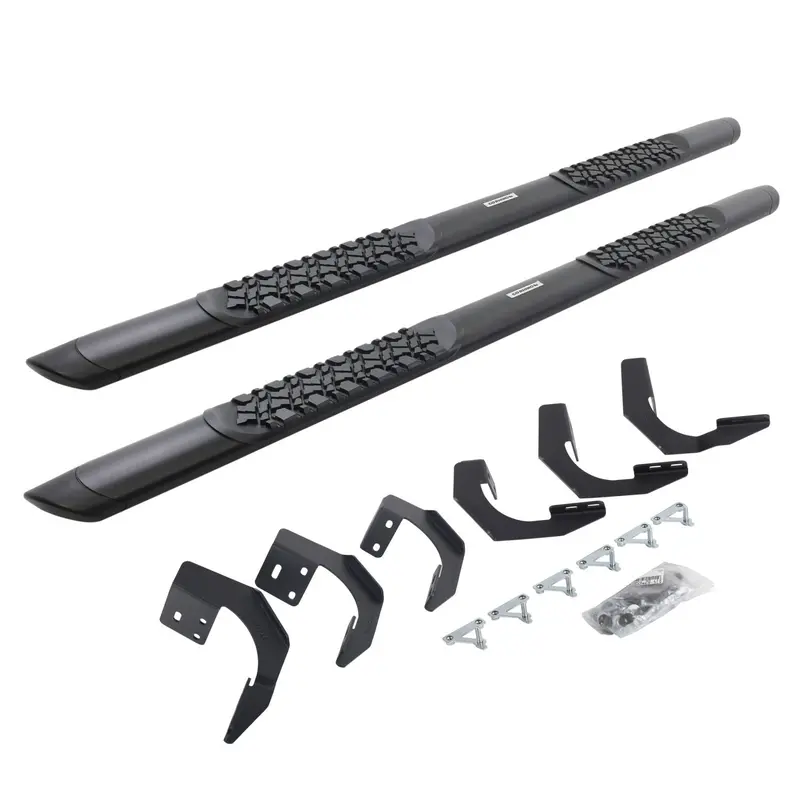 Go Rhino V3420687t - V3 Series Aluminum Side Steps With Mounting Brackets - Textured Black 1