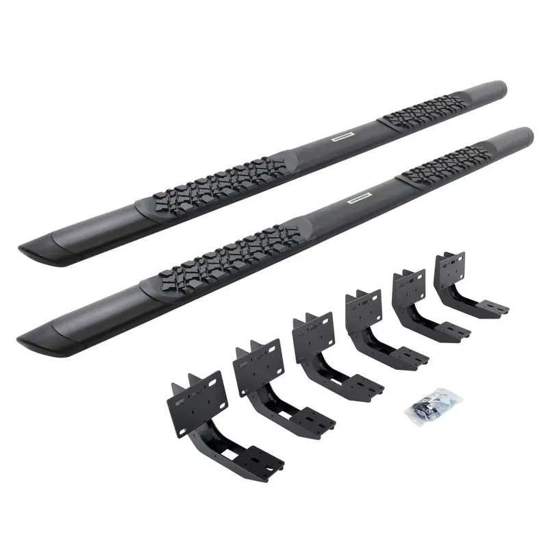 Go Rhino V3439980t - V3 Series Aluminum Side Steps With Mounting Brackets - Textured Black 1