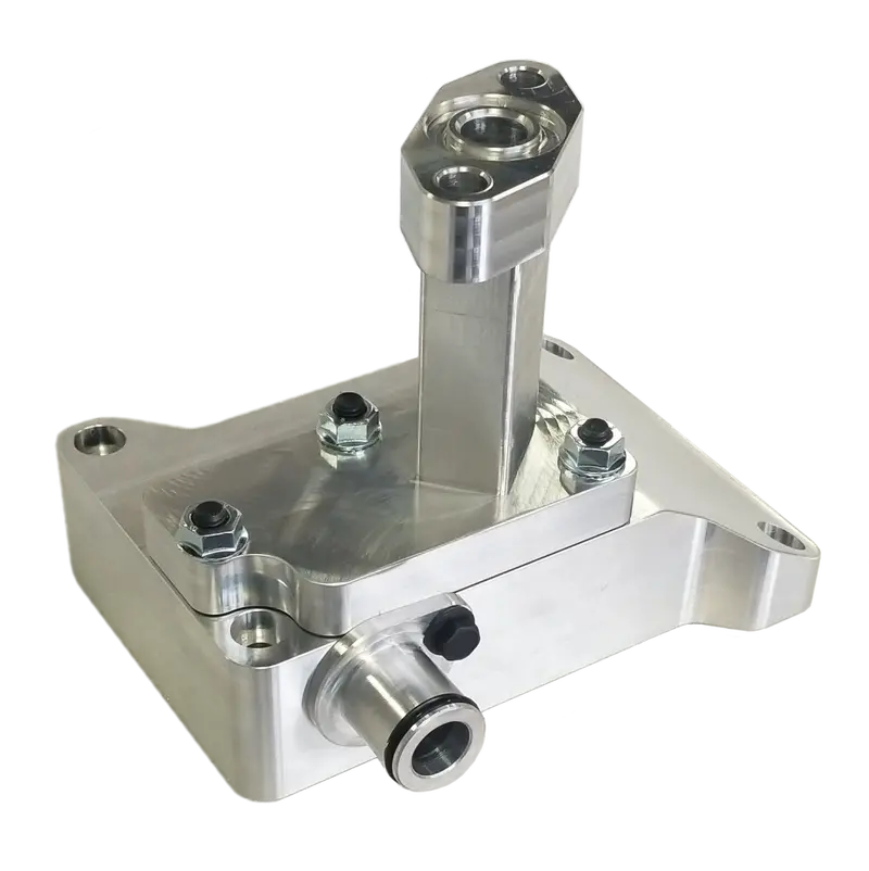 G&R Diesel Billet Aluminum T4 S400 Turbo Pedestal For 03-07 6.0L Powerstroke 1
