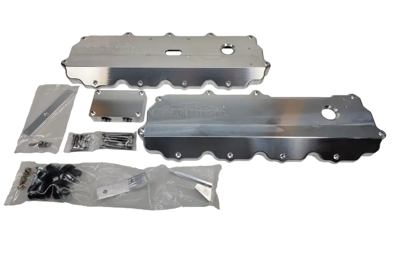 G&R Diesel Billet Aluminum Valve Covers & Ccv For 03-07 Ford 6.0L Powerstroke 1