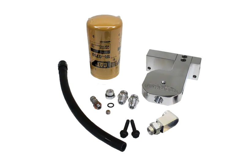 G&R Diesel Cat Fuel Filter Conversion Kit For 10-18 6.7L Cummins 1