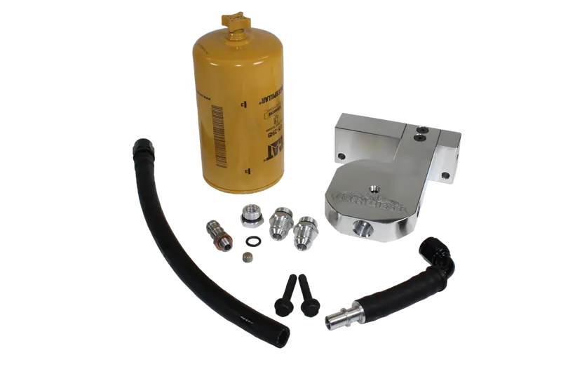 G&R Diesel Cat Fuel Filter Conversion Kit With Water Separator For 10-18 6.7L Cummins 1