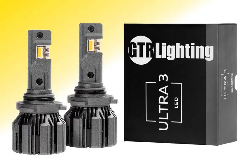 Gtr Lighting Ultra 3.0 Yellow 9005/Hb3 Led Bulbs Pair 4700Lm 5750K Universal 1