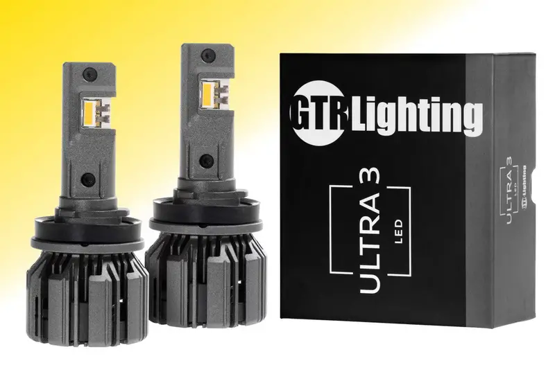 Gtr Lighting Ultra 3.0 Yellow Led Bulbs Pair 4100Lm 3000K For H11 Fog Lights 1