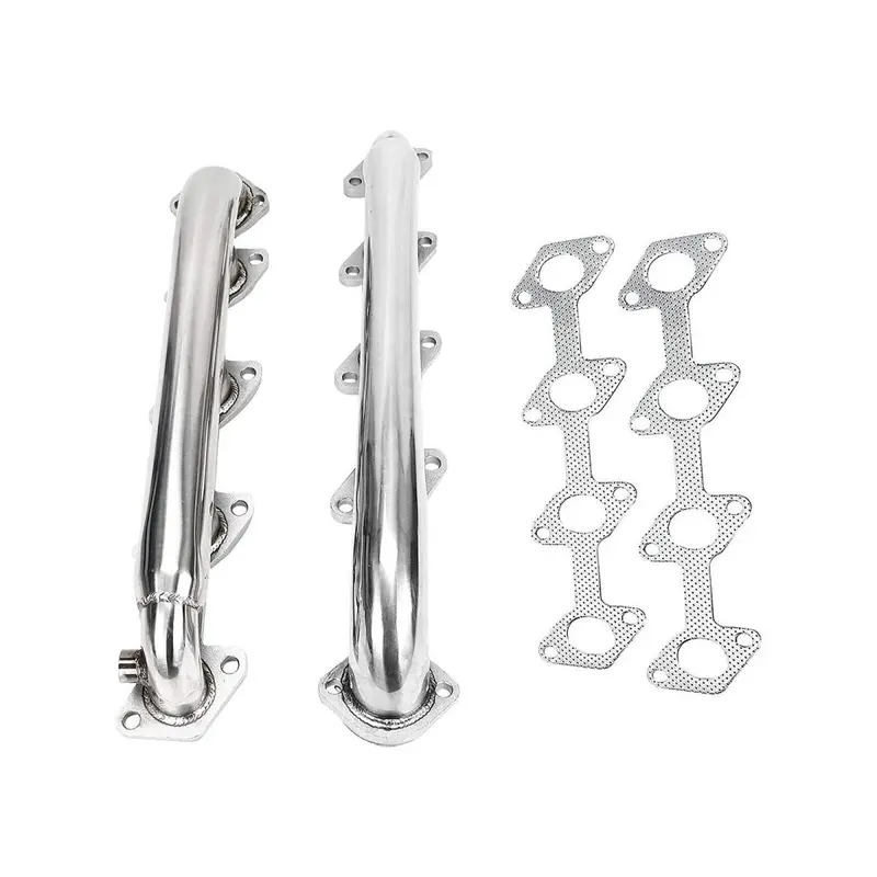 Gxp Stainless Exhaust Manifolds & Gaskets For 2003-2007 Ford 6.0L Powerstroke Diesel 1