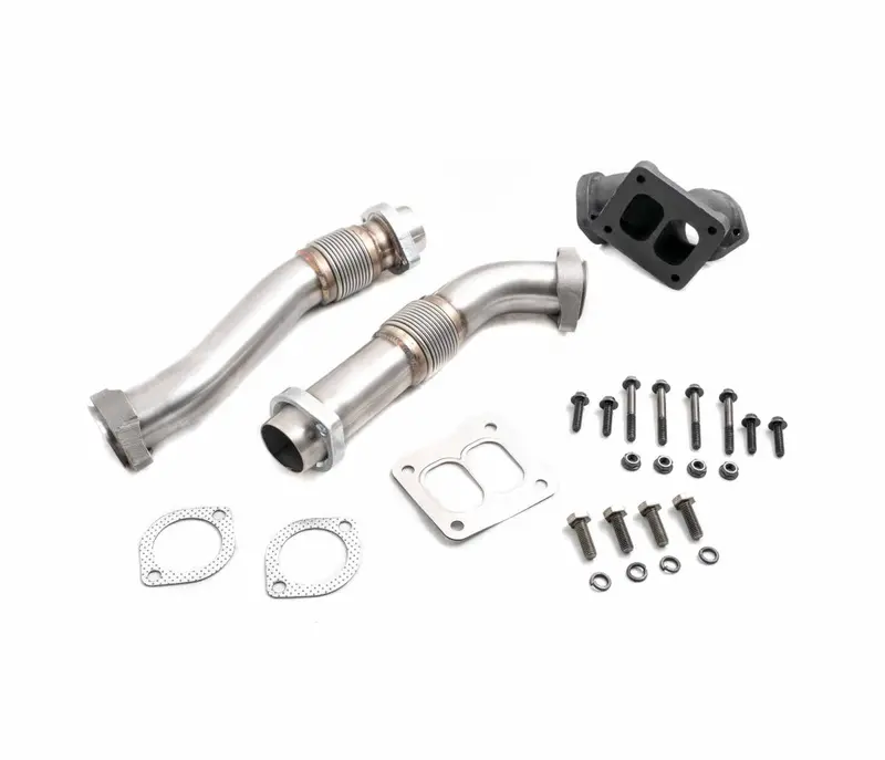 Heavy Duty Stainless Steel Bellowed Up Pipe Kit 94-97 Obs Ford 7.3L Powerstroke 1
