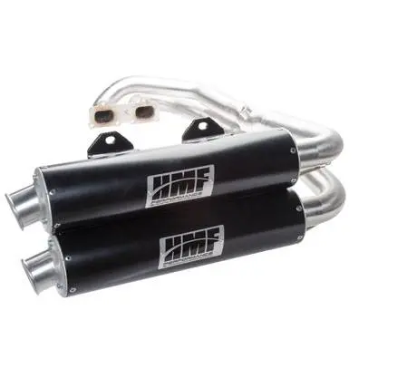 Hmf Racing Performance Black Dual Exhaust For 2014 Polaris Rzr Xp 1000 1