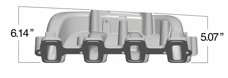 Holley 300-129 Dual Plane Carbureted Intake Rectangular Port Cylinder-Gm Ls3/L92 1