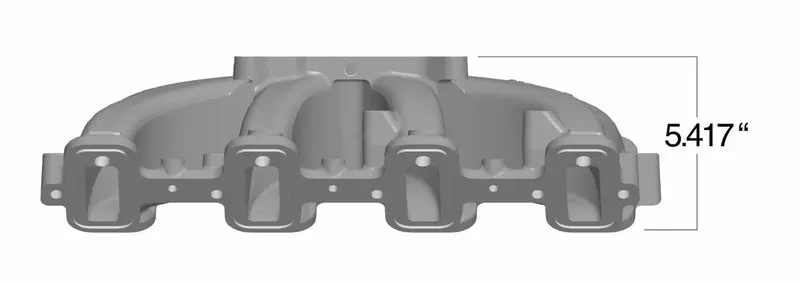 Holley 300-136 Single Plane Efi Ls Intake Manifold Rectangular Port - Gm Ls3/L92 1