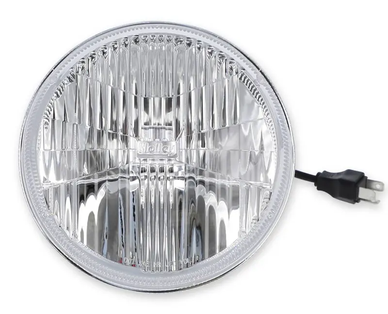 Holley Retrobright 3000K White Led 7" Round Head Light For Classic Vehicles 1