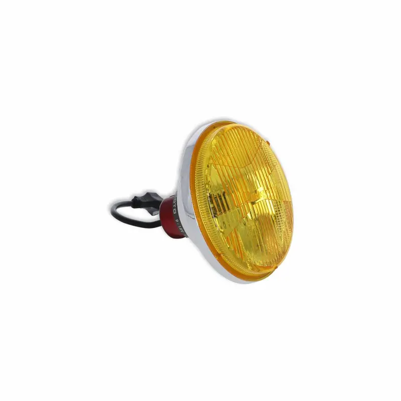 Holley Retrobright 5700K Yellow Led 5.75" Round Head Light For Classic Vehicles 2