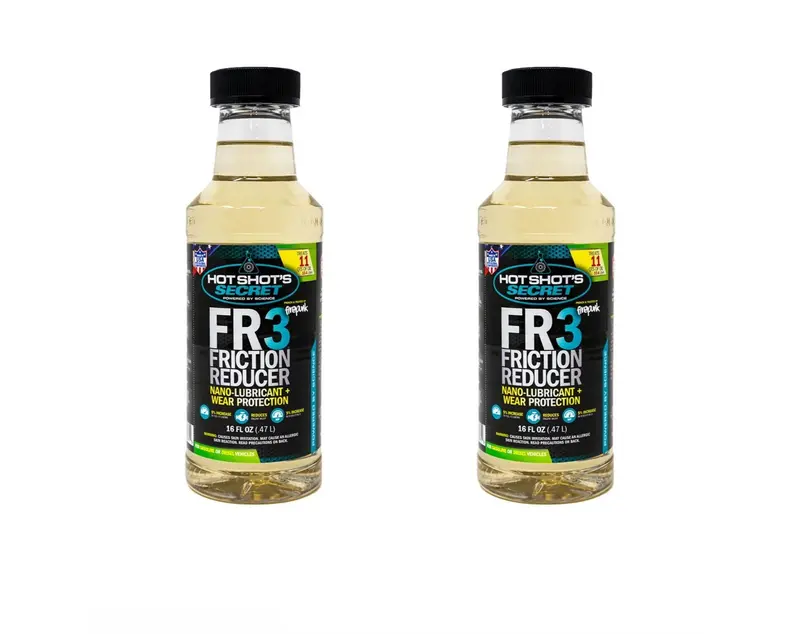 Hot Shot's Secret Fr3 Friction Reducer 16Oz Gas Diesel Engine Oil Additive 2-Pack 1