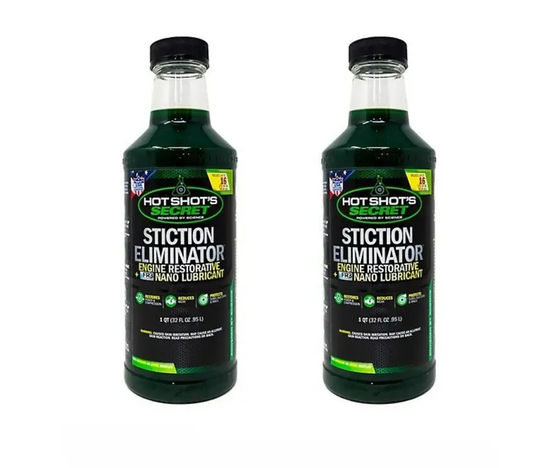 Hot Shot's Secret Stiction Eliminator 32Oz Gas Diesel Engine Oil Additive 2-Pack 1