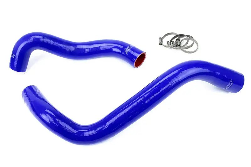 Hps Blue Reinforced Silicone Radiator Hose Kit For 1999-2001 Ford 7.3L Powerstroke 1