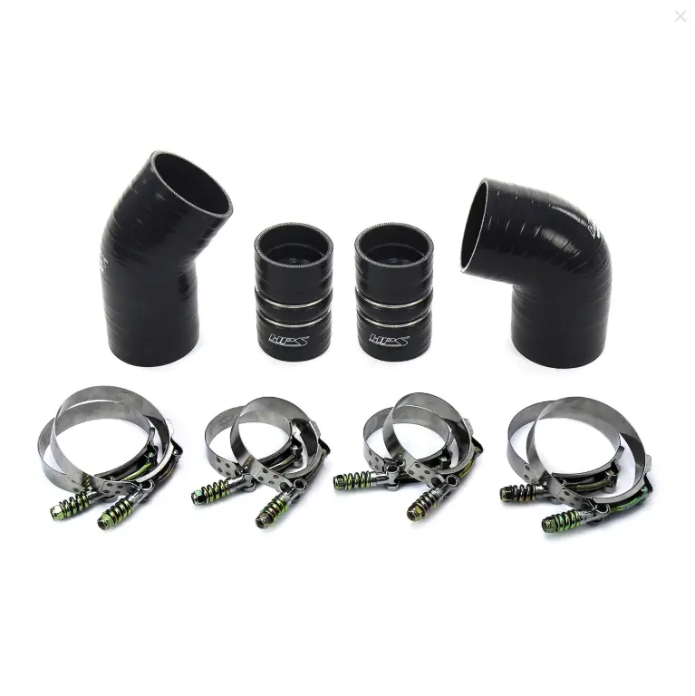 Hps High Temp Aramid Reinforced Silicone Intercooler Hose Boots Kit For Gm 2004.5-2005 2500Hd/3500Hd 6.6L Duramax Lly 1