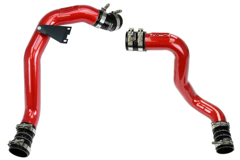 Hps Red Hot & Cold Side Charge Pipe Kit W/ Black Boots For 2003-2007 Ford 6.0L Powerstroke 1