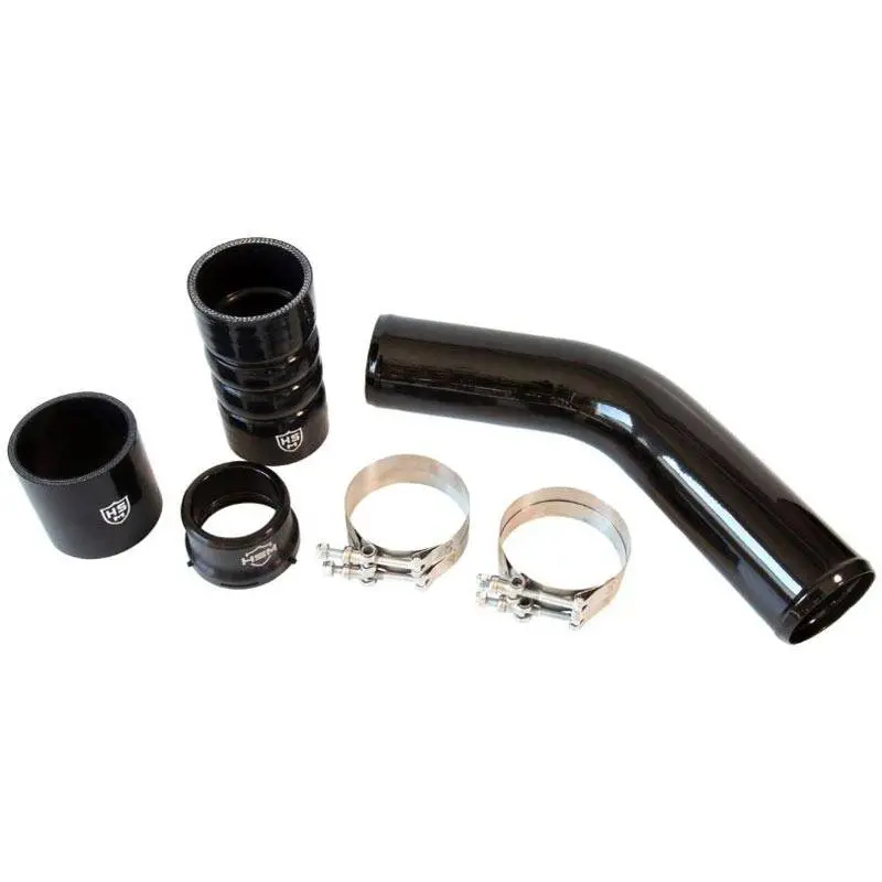 H&S Black Hot Side Intercooler Pipe Kit For 2011-2025 Ford 6.7L Powerstroke 1