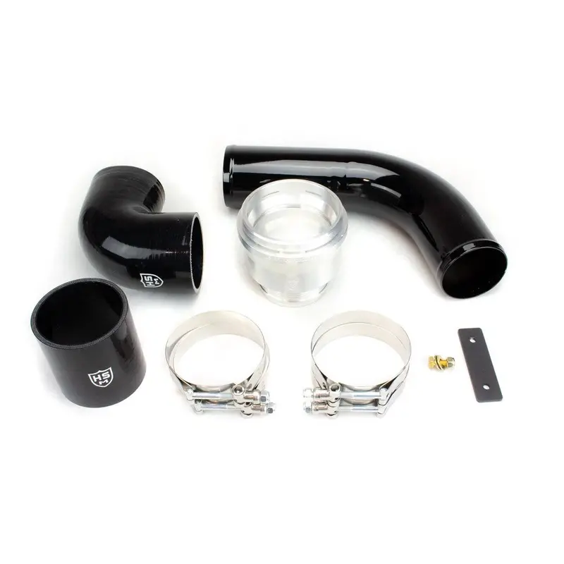 H&S Black Intercooler Pipe Oem Upgrade Kit For 2011-2016 6.7L Ford Powerstroke 1