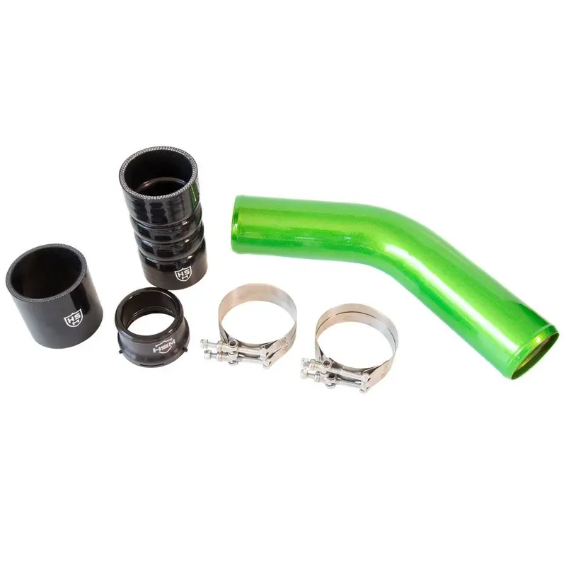 H&S Green Hot Side Intercooler Pipe Kit For 2011-2025 Ford 6.7L Powerstroke 1