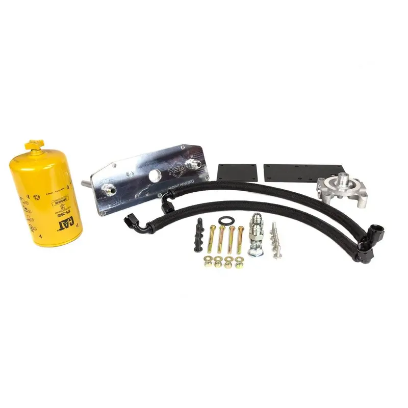 H&S Lower Fuel Filter Upgrade Kit For 2017-2022 Ford 6.7L Powerstroke Short Bed 1