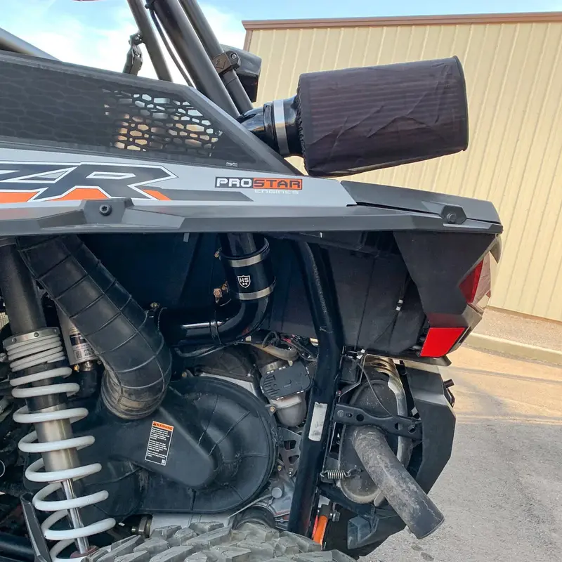 H&S Motorsports Black Air Intake Kit For 2016-2021 Rzr Xp Turbo 1