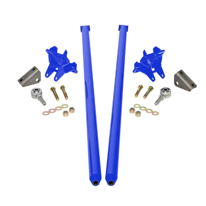 Hsp 58" Universal Bolt On Traction Bars For Inline Leaf Spring 4" Axle - Blue 1