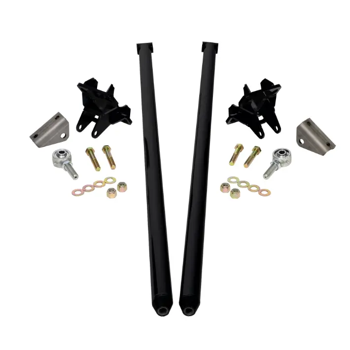 Hsp 70" Universal Bolt On Traction Bars For Inline Leaf Spring 4" Axle Black 1