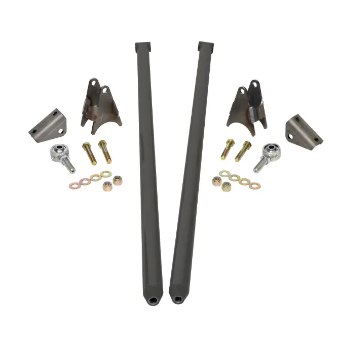 Hsp 70" Universal Bolt On Traction Bars For Offset Leaf Spring 4" Axle Grey 1