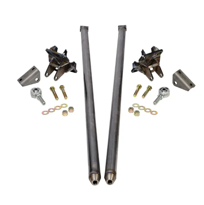 Hsp 75" Universal Bolt On Traction Bars For Inline Leaf Spring 4" Axle Raw 1