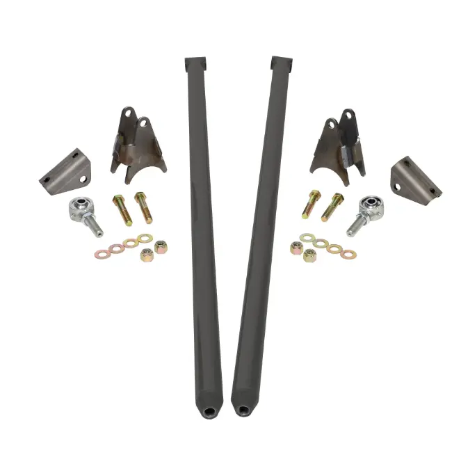 Hsp 75" Universal Bolt On Traction Bars For Offset Leaf Spring 4" Axle Grey 1
