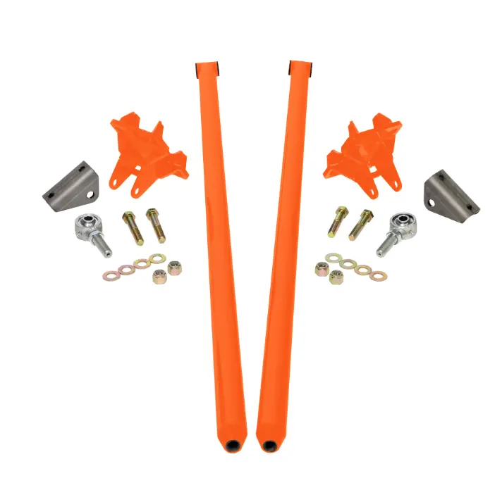 Hsp 80" Universal Bolt On Traction Bars For Inline Leaf Spring 4" Axle Orange 1