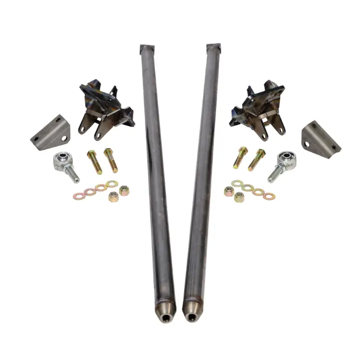 Hsp 80" Universal Bolt On Traction Bars For Inline Leaf Spring 4" Axle Raw 1