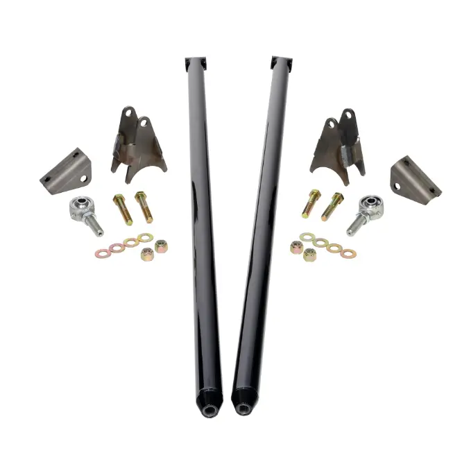 Hsp 80" Universal Bolt On Traction Bars For Offset Leaf Spring 4" Axle Black 1