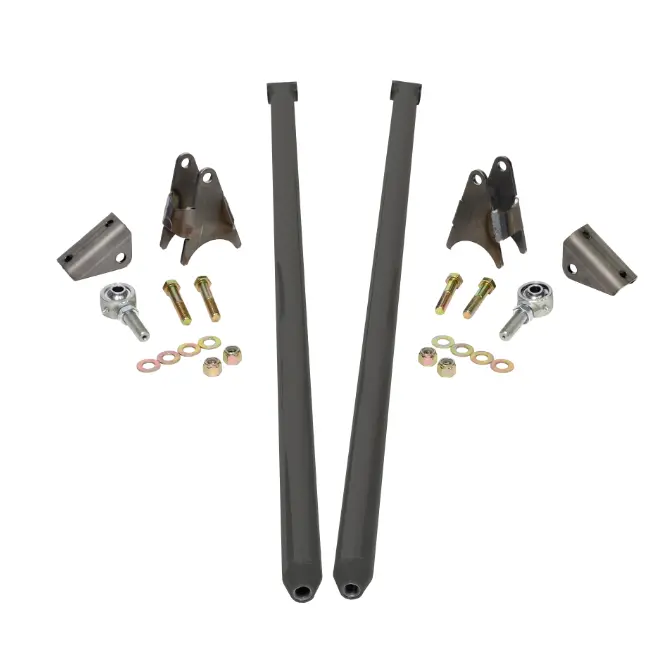 Hsp 80" Universal Bolt On Traction Bars For Offset Leaf Spring 4" Axle Grey 1