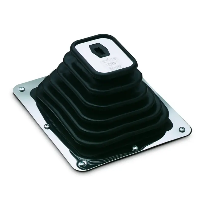 Hurst 1147494 Shifter Boot, Super Boot And Plate - 7.75"X 8.75" - 6 Pleats 1