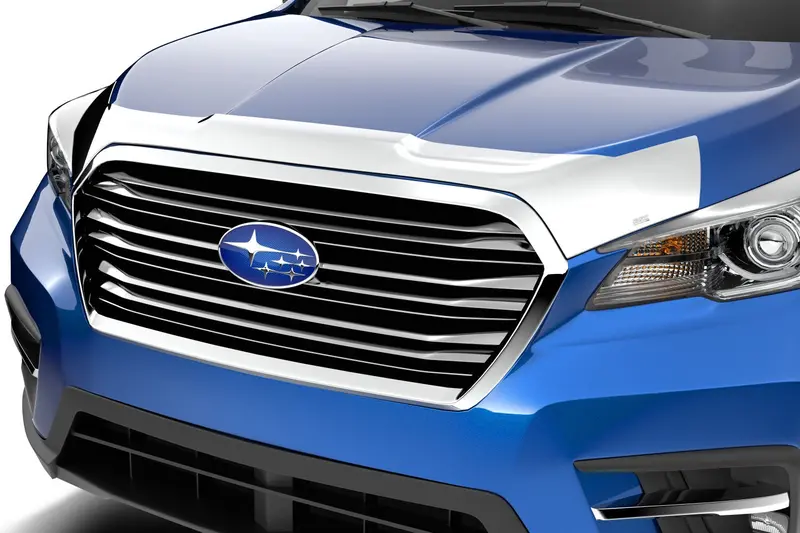 Husky Aeroskin Hood Protector; Chrome 2019-2026 Subaru Ascent 2892220 1