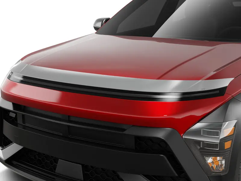 Husky Liners Aeroskin Hood Protector; Chrome 2024-2026 Hyundai Kona 2892252 1