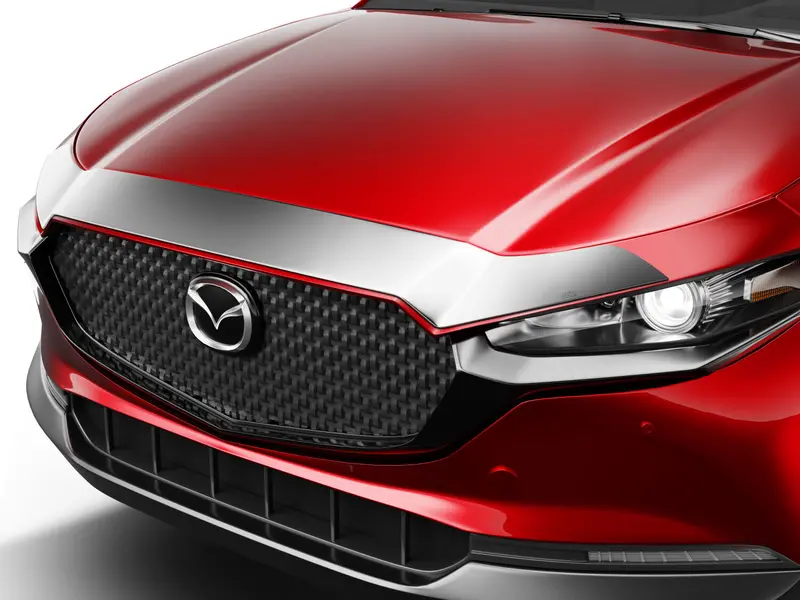Husky Liners Aeroskin Hood Protector; Chrome 2025-2026 Mazda Cx-30 2892248 1