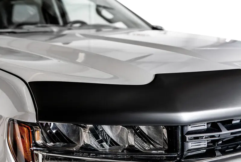 Husky Liners Aeroskin Hood Protector; Matte Black Low Profile 2877177 2