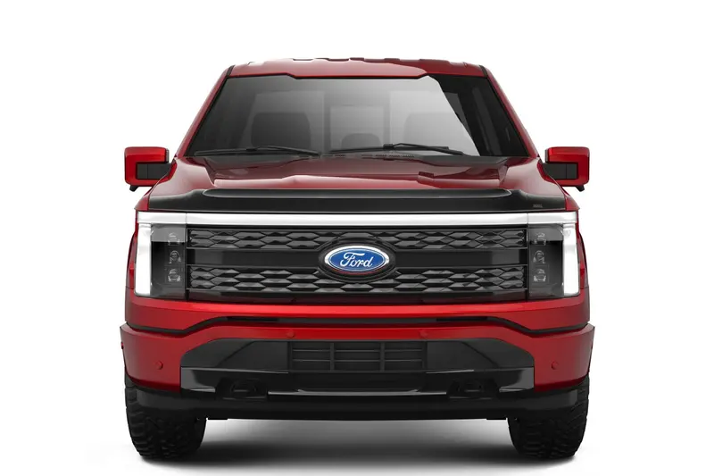 Husky Liners Aeroskin Ii Hood Protector; Matte Black Low Profile 2023-2026 Ford F-150 Lightning 2830223 2