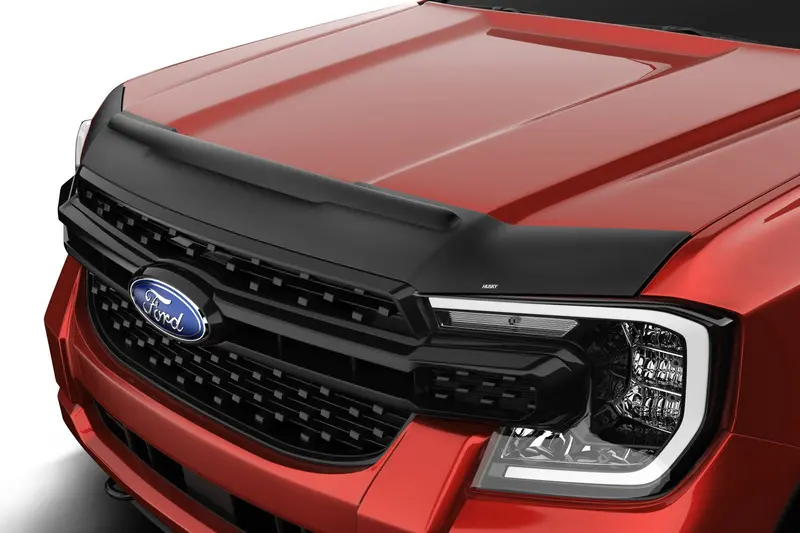 Husky Liners Aeroskin Ii Hood Protector; Matte Black Low Profile 2024-2026 Ford Ranger 2830266 1