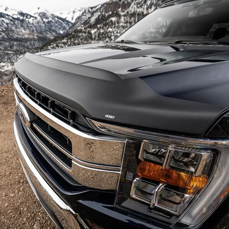 Husky Liners Aeroskin Ii Hood Protector; Matte Black Low Profile 2830022 2